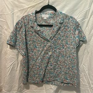 LOVE by Gap Floral Pajama Top